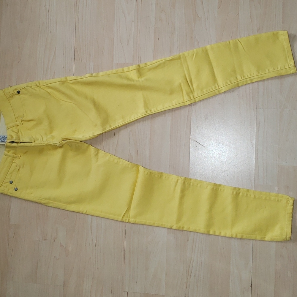 Low Rise Skinny Jeans - Primrose and Fuschia Purple